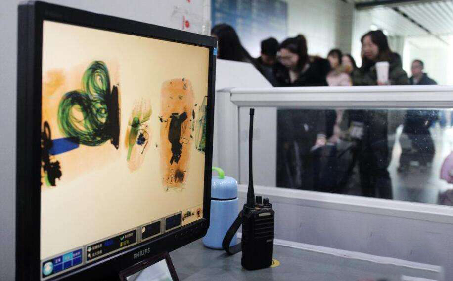 安檢X光機過包圖